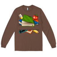 Chestnut custom teacher books Long Sleeve Tee - NancyCooperArtShop