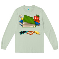 Matcha custom teacher books Long Sleeve Tee - NancyCooperArtShop