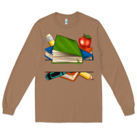 Toasted Coconut custom teacher books Long Sleeve Tee - NancyCooperArtShop