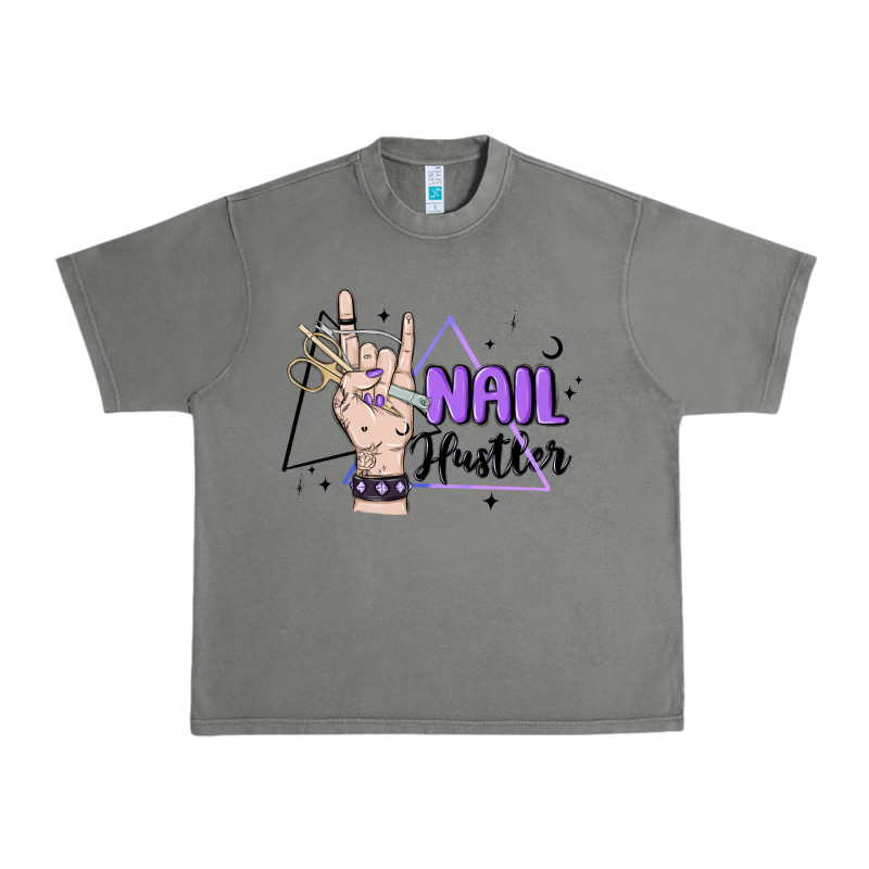 Nail Hustler Urban Heavy Tee by MaliasSmallBusiness | Teevron