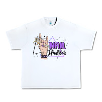 White nail hustler Urban Heavy Tee - MaliasSmallBusiness