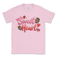 Bubblegum Pink sweet heart Classic Tee - MaliasSmallBusiness