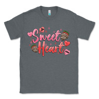 Charcoal Heather sweet heart Classic Tee - MaliasSmallBusiness