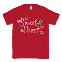 Red sweet heart Classic Tee - MaliasSmallBusiness