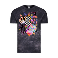 Cloud Black retro gymnastics Vintage Tee - JahusDesignShop