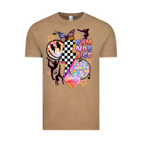 Vintage Coffee retro gymnastics Vintage Tee - JahusDesignShop