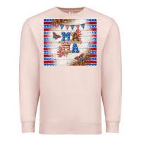 Pale Pink American mama Premium Sweatshirt - TumblerDesignByShophia