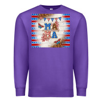 Purple American mama Premium Sweatshirt - TumblerDesignByShophia