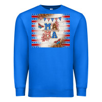 True Royal American mama Premium Sweatshirt - TumblerDesignByShophia