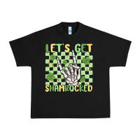 Black let's get shamrocked Urban Heavy Tee - MaliasSmallBusiness