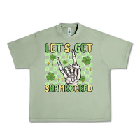 Oil Green let's get shamrocked Urban Heavy Tee - MaliasSmallBusiness