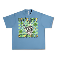 Pebble Blue let's get shamrocked Urban Heavy Tee - MaliasSmallBusiness