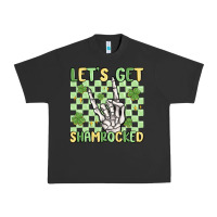 Pigment Black let's get shamrocked Urban Heavy Tee - MaliasSmallBusiness