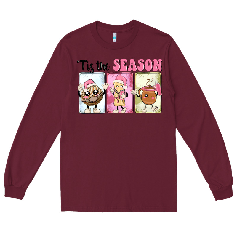 Christmas Tis The Season Long Sleeve Tee by MaliasSmallBusiness | Teevron