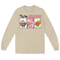 Mushroom Christmas tis the season Long Sleeve Tee - MaliasSmallBusiness