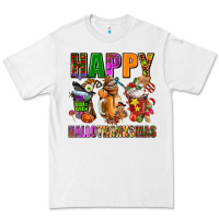 White happy hallothanksmas Premium Tee - AdoDesignShop