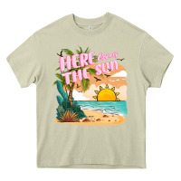 Mossy here comes the sun Heavy Core Tee - JahusDesignShop