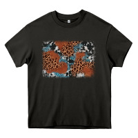 Asphalt leopard cowhide background Heavy Core Tee - BarkalooDesign