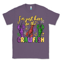 Lavender i'm just here for the crawfish Classic Tee - MaliasSmallBusiness
