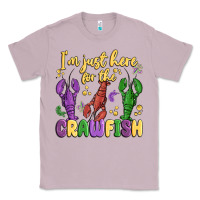Lilac i'm just here for the crawfish Classic Tee - MaliasSmallBusiness