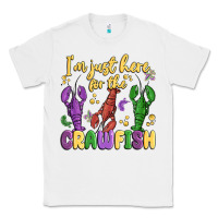 White i'm just here for the crawfish Classic Tee - MaliasSmallBusiness