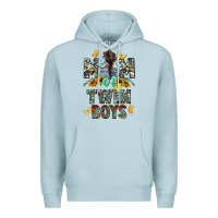 Blue Mist mom of twin boys mother's day Premium Hoodie - CowGirlArtShop