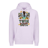 Lilac mom of twin boys mother's day Premium Hoodie - CowGirlArtShop