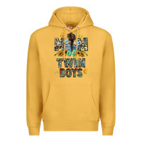 Mustard mom of twin boys mother's day Premium Hoodie - CowGirlArtShop