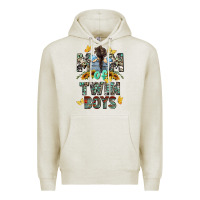 Oatmeal Heather mom of twin boys mother's day Premium Hoodie - CowGirlArtShop