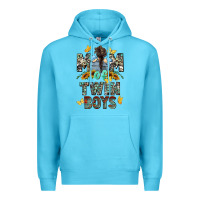 Ocean Blue mom of twin boys mother's day Premium Hoodie - CowGirlArtShop