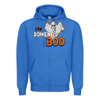 True Royal I'm Someone's Boo Halloween Zipper Hoodie - Bettercallsaul