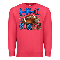 Cardinal Football vibes blue and grey team color Premium Sweatshirt - HowdyJamesFarm