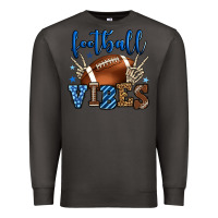 Smoke Football vibes blue and grey team color Premium Sweatshirt - HowdyJamesFarm