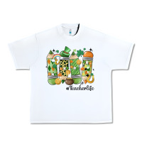 White retro patricks day teacher life Urban Heavy Tee - MaliasSmallBusiness