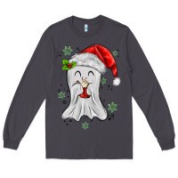 Smoke merry christmas ghost Long Sleeve Tee - MaliasSmallBusiness