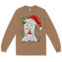 Toasted Coconut merry christmas ghost Long Sleeve Tee - MaliasSmallBusiness