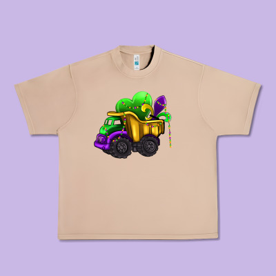 Loads Of Mardi Gras Truck Urban Heavy Tee Designed By Adodesignshop