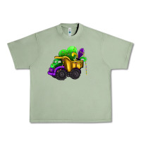 Oil Green loads of mardi gras truck Urban Heavy Tee - AdoDesignShop