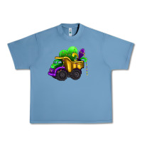Pebble Blue loads of mardi gras truck Urban Heavy Tee - AdoDesignShop