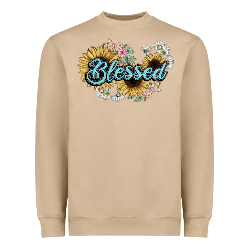 Blessed Heavyweight Sweatshirt by NancyCooperArtShop | Teevron