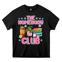 Black the homebody club Heavy Core Tee - JahusDesignShop