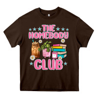 Chocolate Brown the homebody club Heavy Core Tee - JahusDesignShop