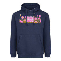 Navy mom boss daisies Heavyweight Hoodie - TumblerDesignByShophia
