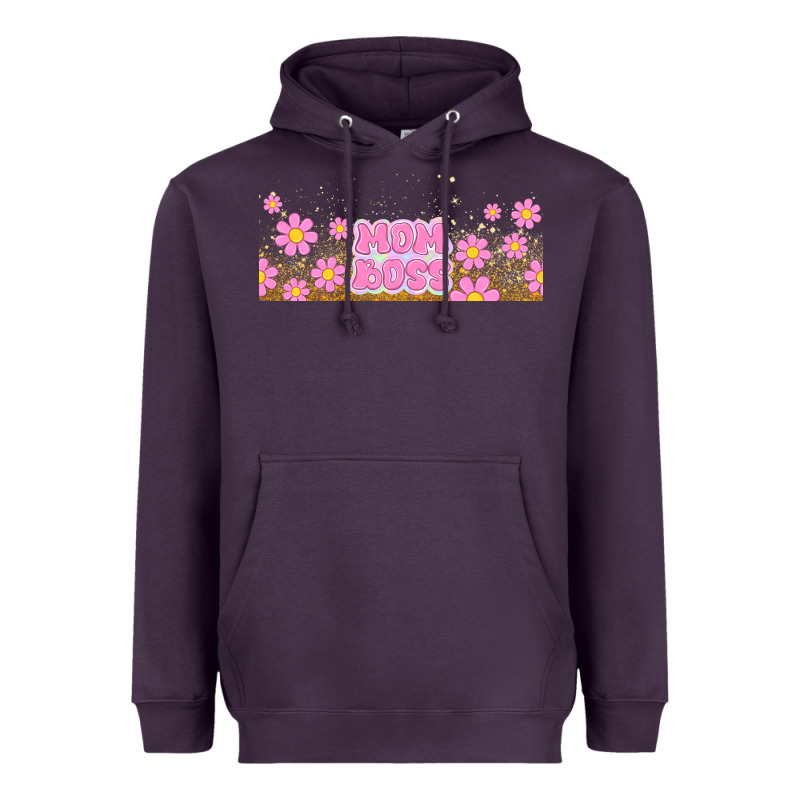 Mom Boss Daisies Heavyweight Hoodie by TumblerDesignByShophia | Teevron