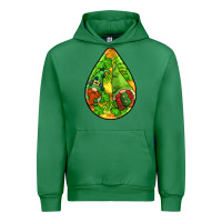 Emerald st.patrick's teardrop earrings Urban Hoodie - FaDigitalArtStudio