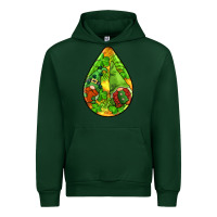 Forest Green st.patrick's teardrop earrings Urban Hoodie - FaDigitalArtStudio