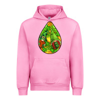 Fuchsia Pink st.patrick's teardrop earrings Urban Hoodie - FaDigitalArtStudio