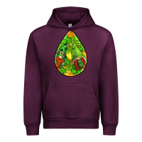 Mauve Wine st.patrick's teardrop earrings Urban Hoodie - FaDigitalArtStudio