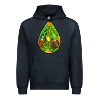 Navy st.patrick's teardrop earrings Urban Hoodie - FaDigitalArtStudio