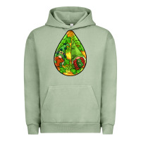 Pigment Oil Green st.patrick's teardrop earrings Urban Hoodie - FaDigitalArtStudio